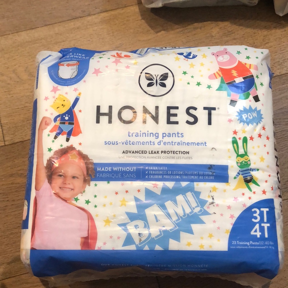 Honest Company Training Pants 3T-4T